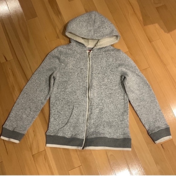 Matching Set - EUC Boys Speckled Grey Full Zip Hoodie & Joggers- size M (10/12) - Picture 2 of 16